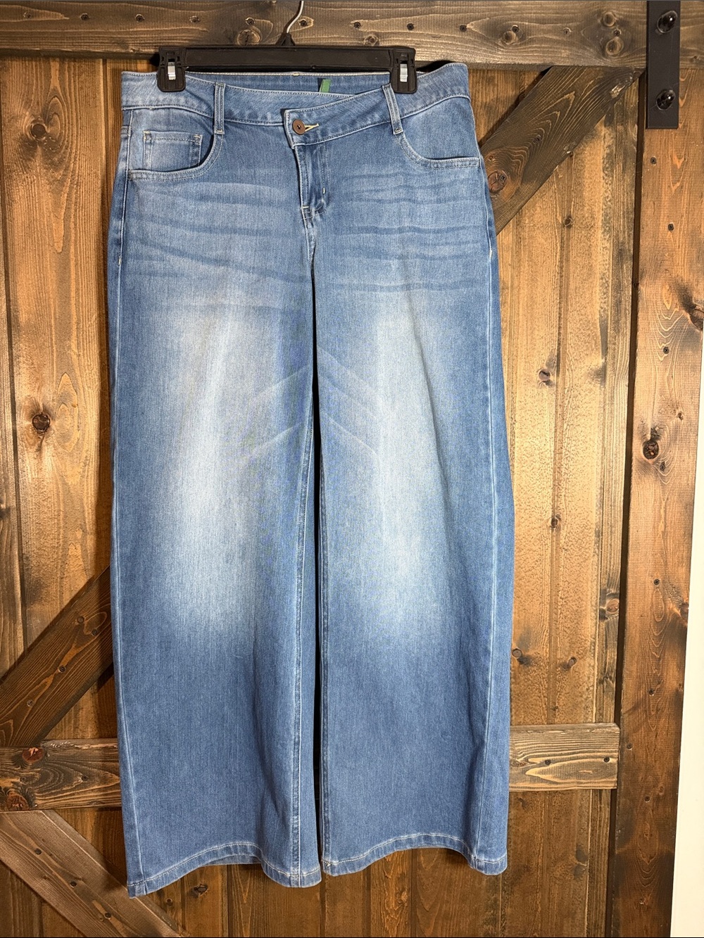 HALARA Light Blue Wide-Leg Jeans